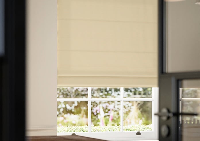 Cortona, Pearl - Twist&Fit Roman Blind - Image 5